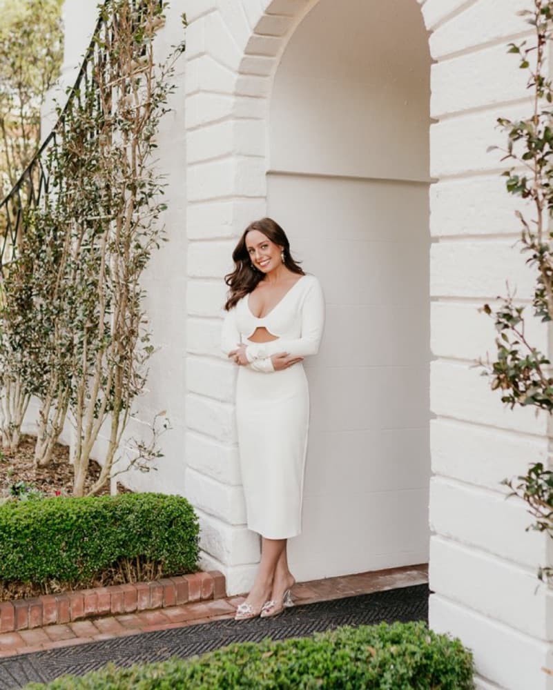 Revolve NBD White Midi Dress - Image 2