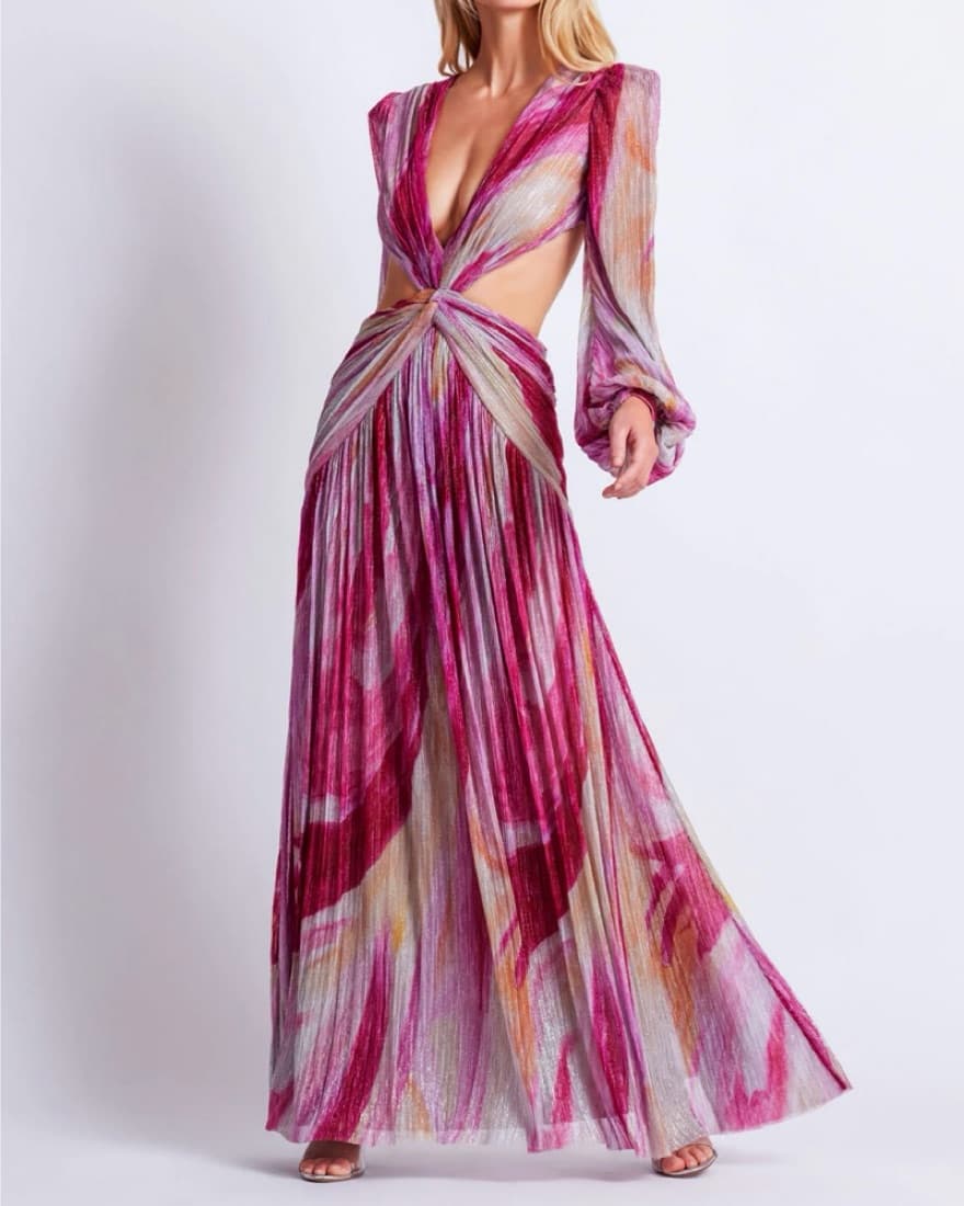 Radiant Pleated Maxi Dress - Image 2