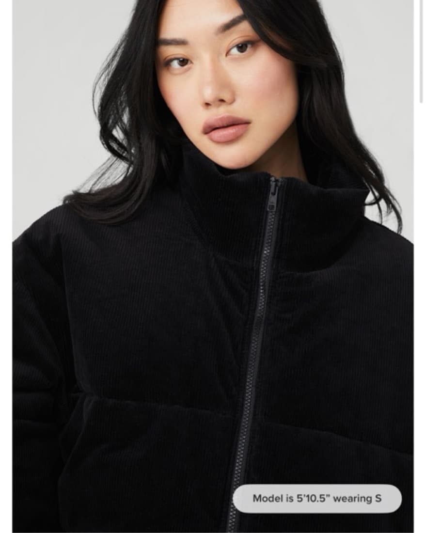 Alo Yoga Velvet Jacket Puffer - Image 2