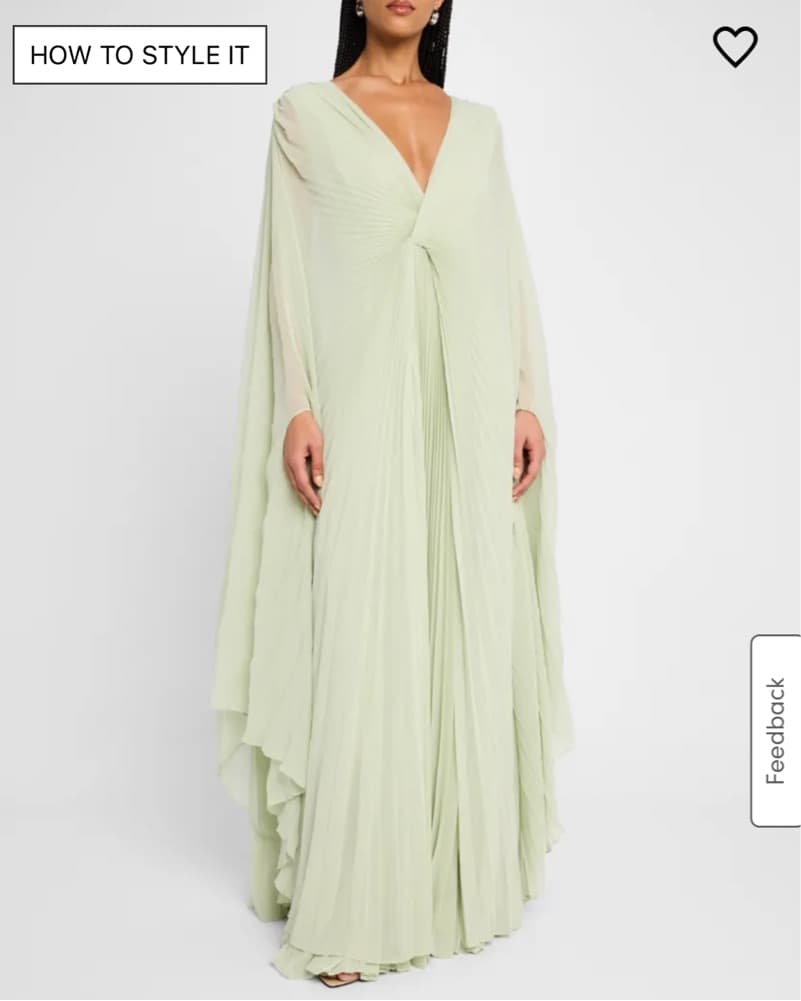 Alexis Cape Serdena Mint Green Dress  - Image 2