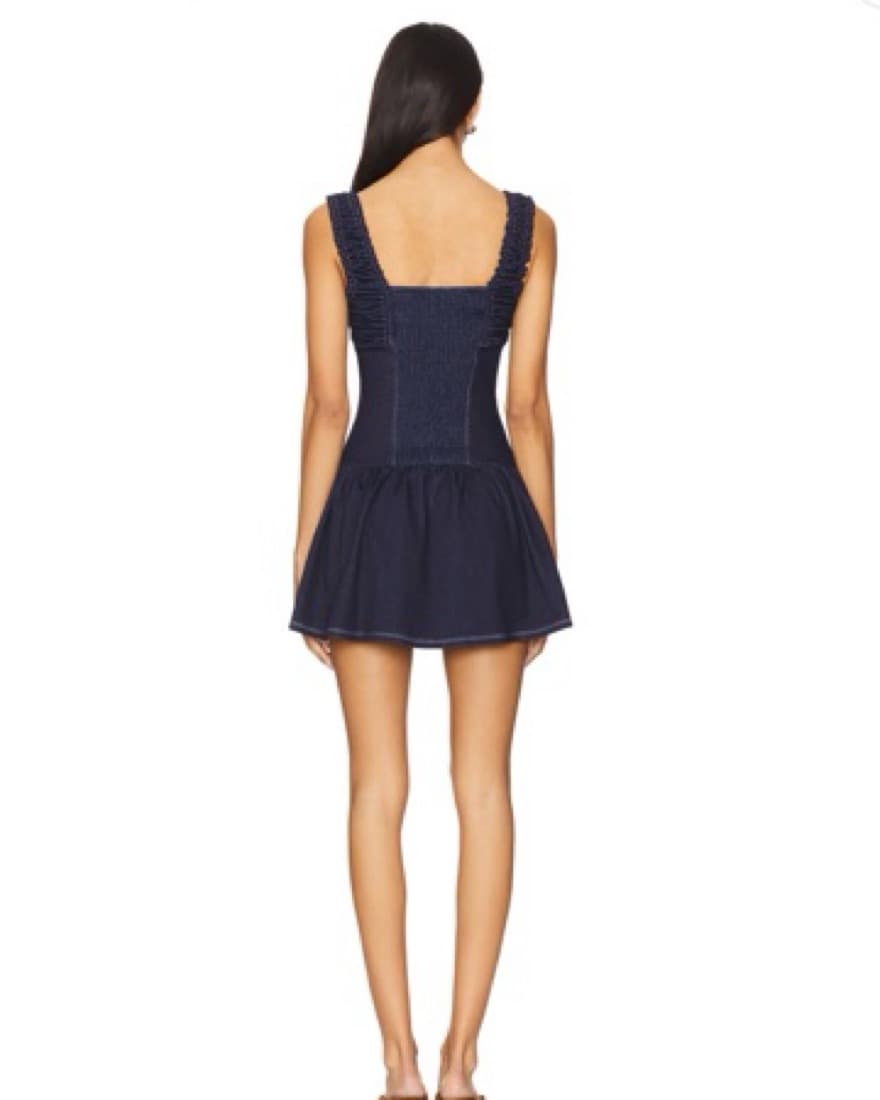 Christa Denim Dress Blue Denim - Image 5