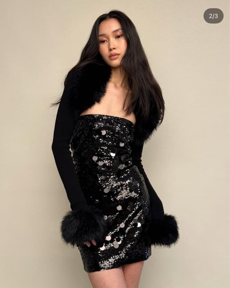 Guizio Faux Fur Bolero - Image 3