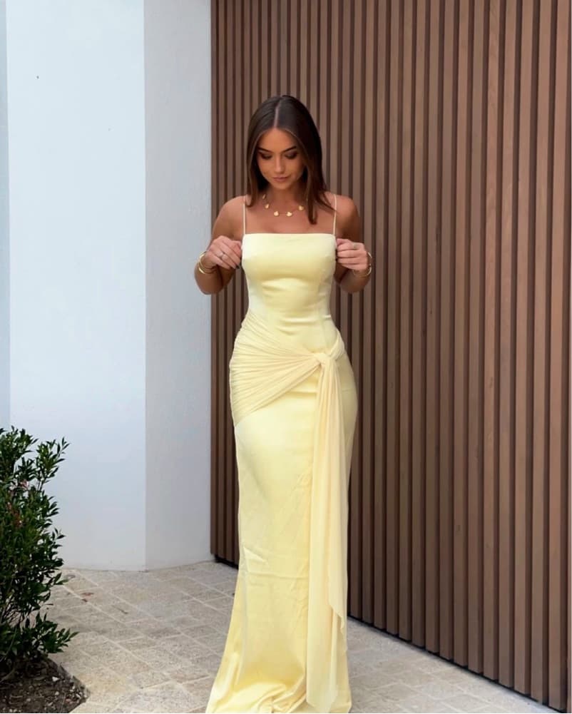 Studio Lexi Ayla Lemoncello Maxi Dress - Image 3