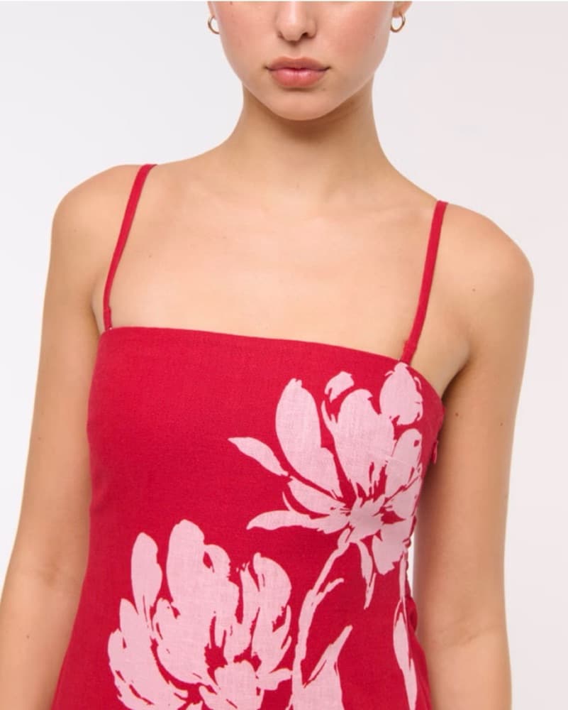 The A&F Scarlett Strapless Linen-Blend S - Image 2