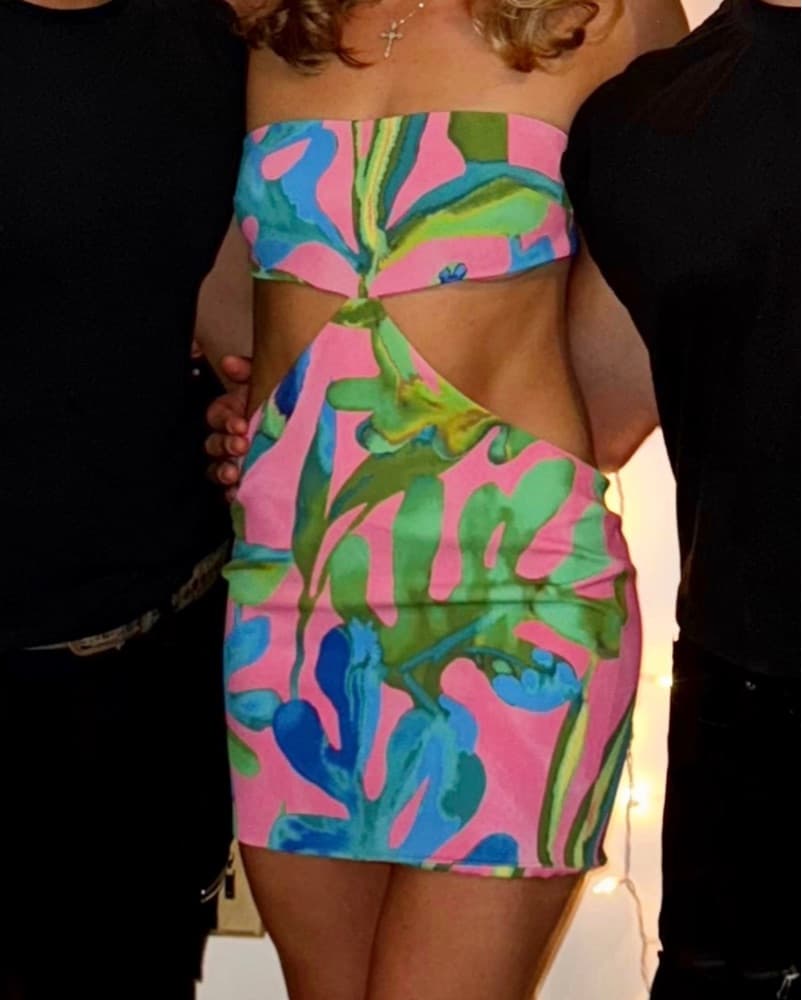 Retrofete Cutout Mini Dress  - Image 1