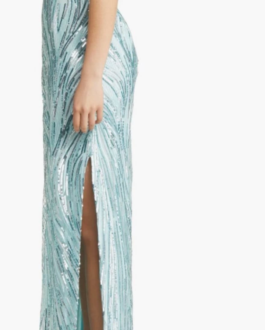Sequin Halter Neck Gown - Vince Camuto - Image 4