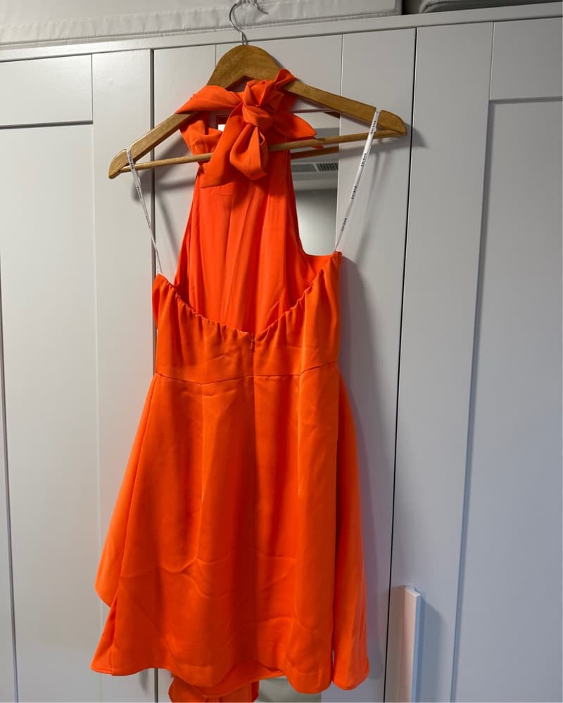 Mini Orange Dress - Image 2