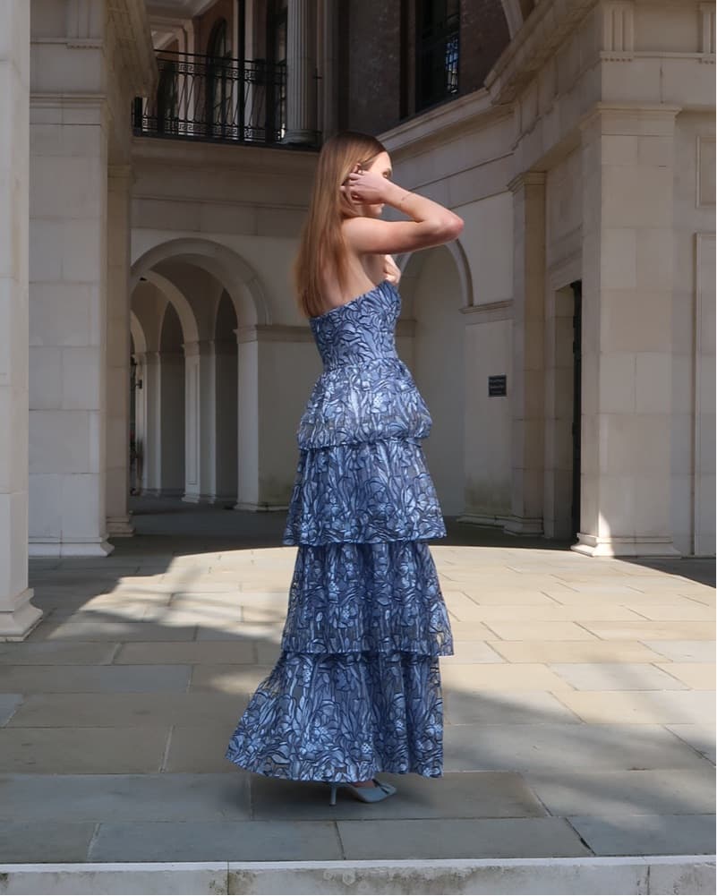 Dress The Population Floral Gown - Image 3