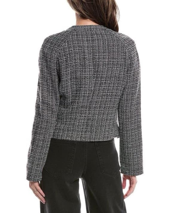 Marisa Tweed Jacket In Black - Image 4