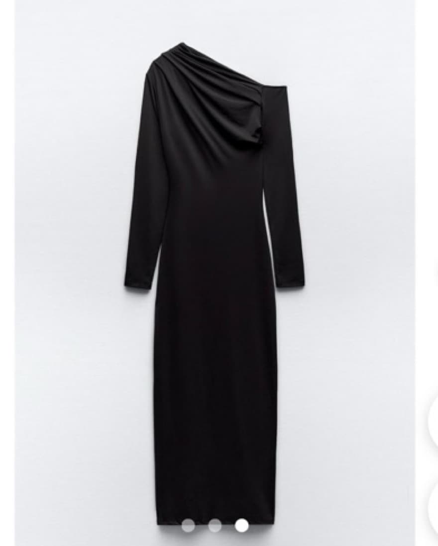 Zara ASYMMETRIC POLYAMIDE DRESS  - Image 3
