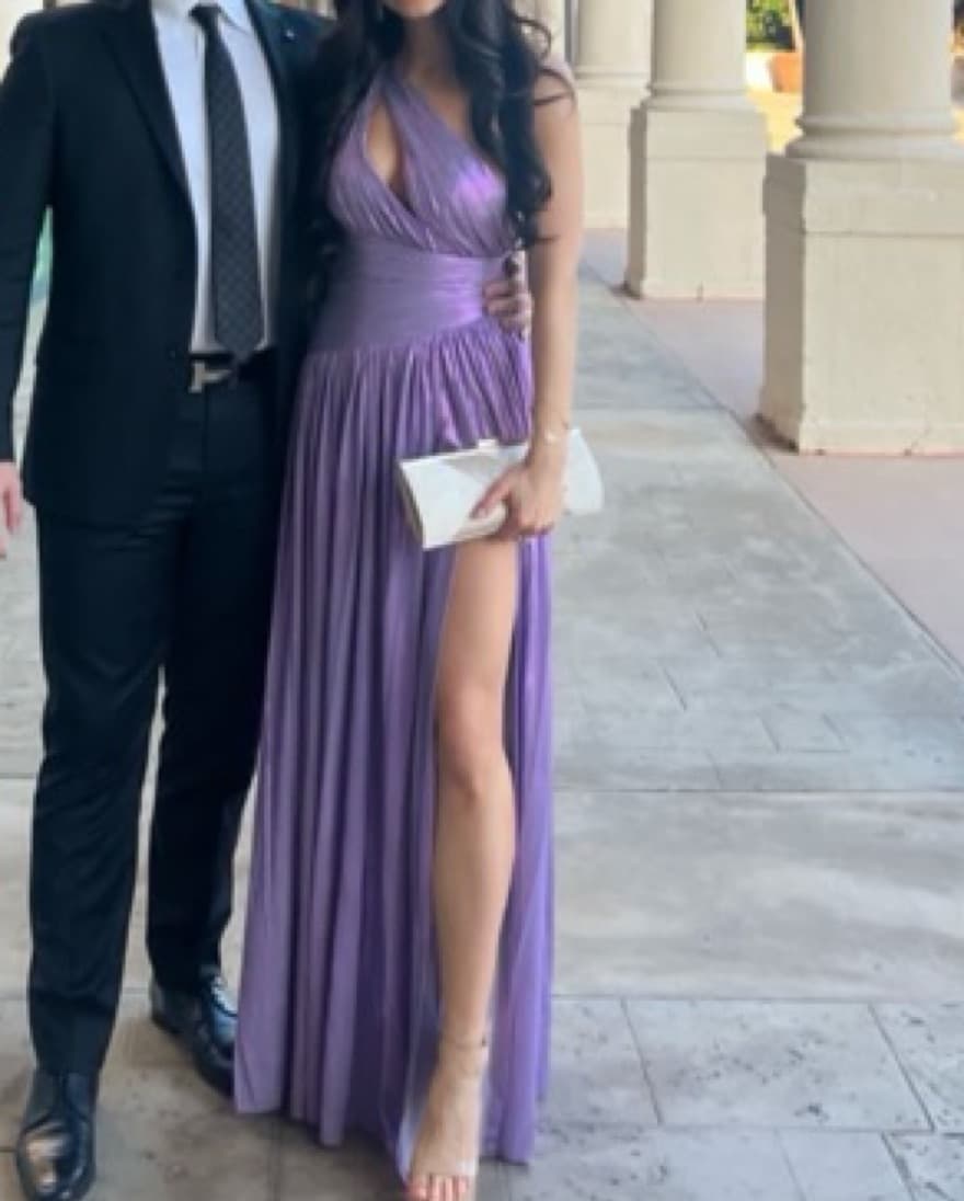 Retrofete Dara Dress - Dusty Lilac - Image 2