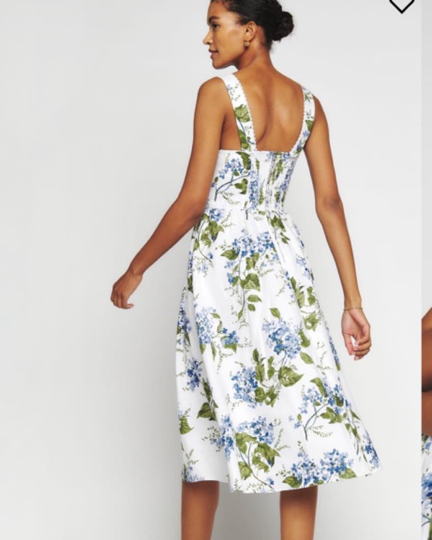Reformation Tagliatelle Linen Dress - Image 3
