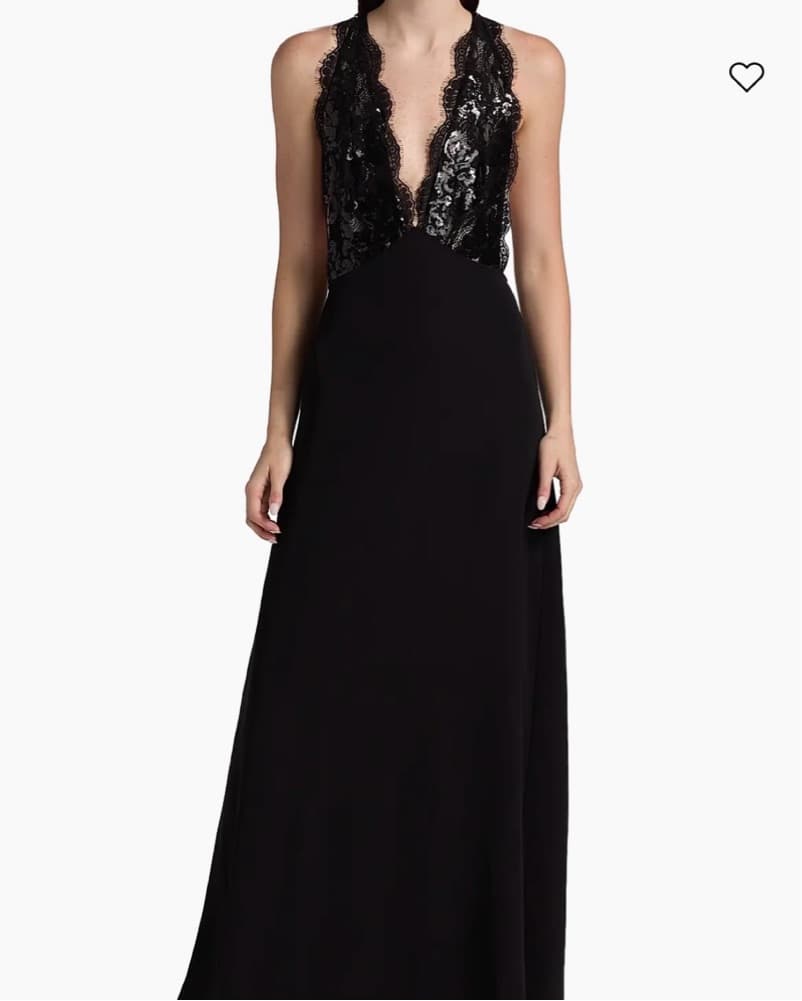 Rammy Brook Black Gown - Image 2