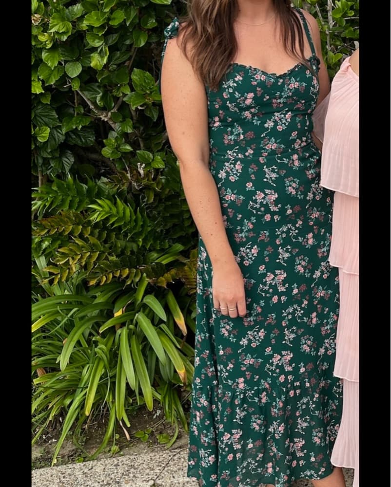 Green Reformation midi dress - Image 3