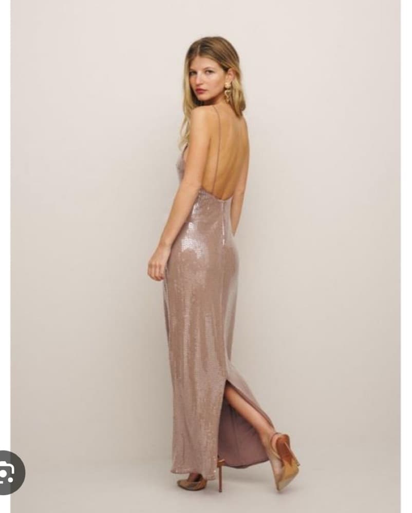 Reformation Bevelyn Sequin Maxi Dress - Image 2