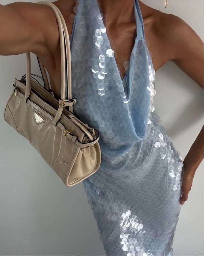 Sequin Blue Dress - Image 1