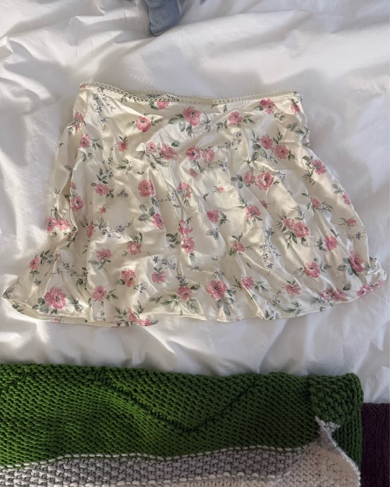 Tularosa Silk Mini Skirt - Image 2