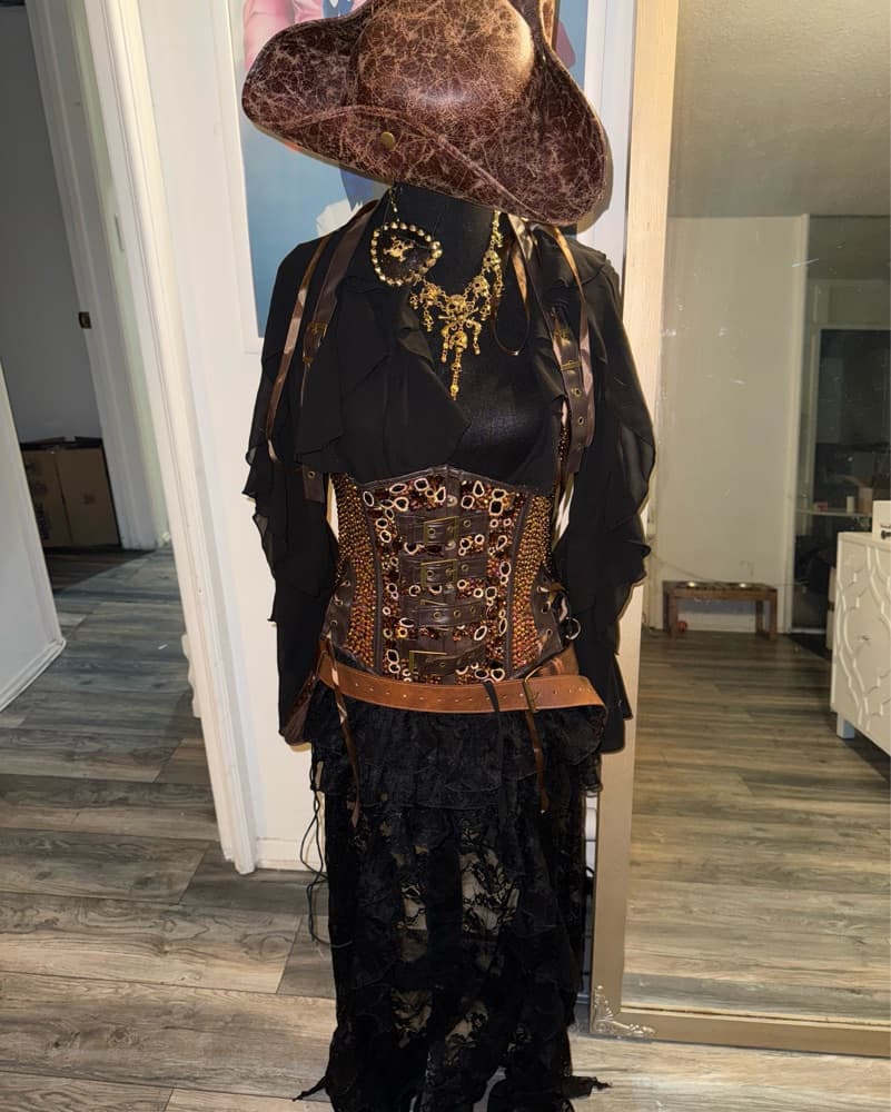 Pirate Halloween Costume Rhinestone  - Image 1