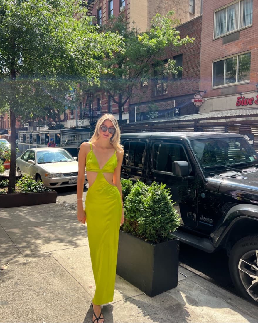 Green Maxi Dress - Image 2