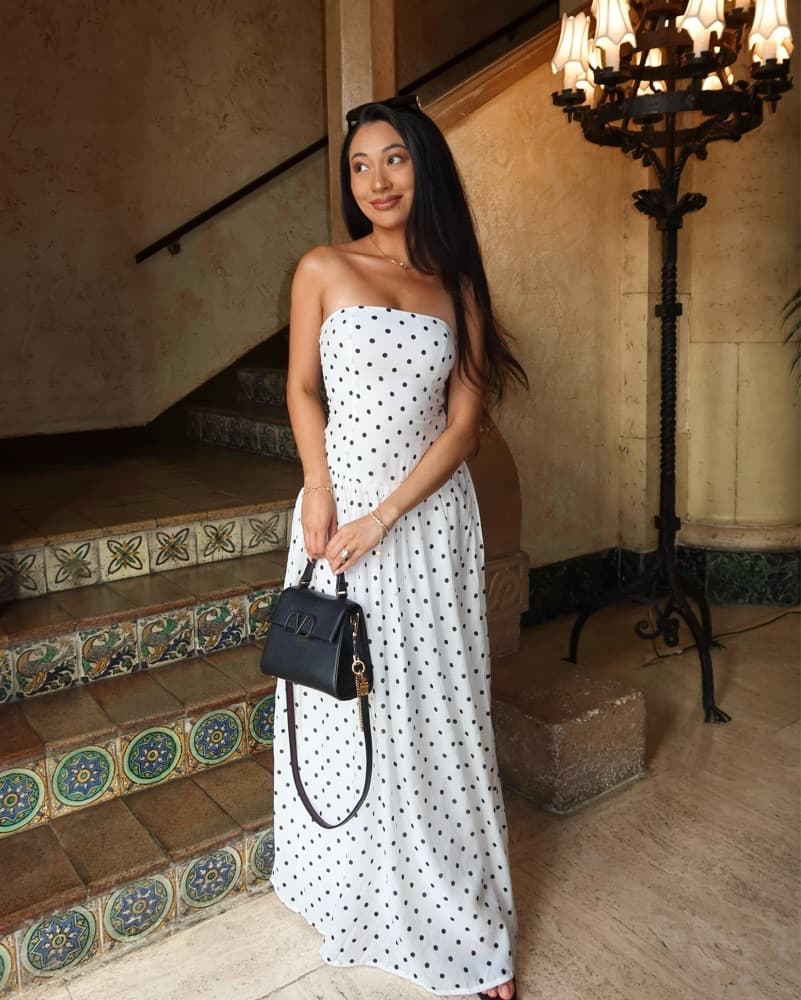 Revolve More To Come Polka Dot Dress - Image 1