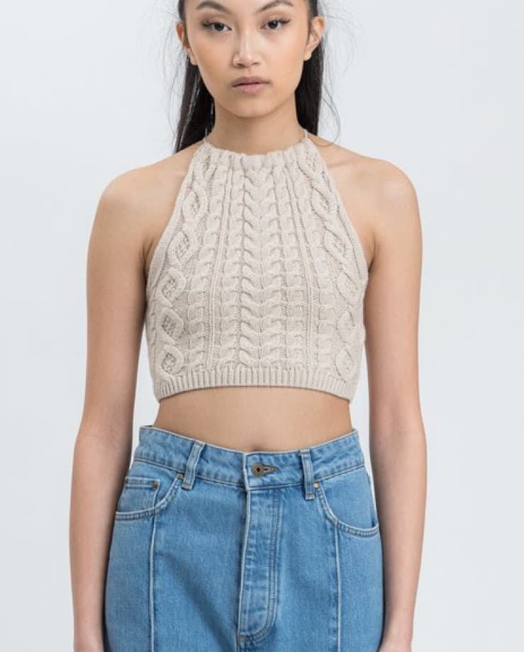DANIELLE GUIZIO KNIT HALTER - Image 2