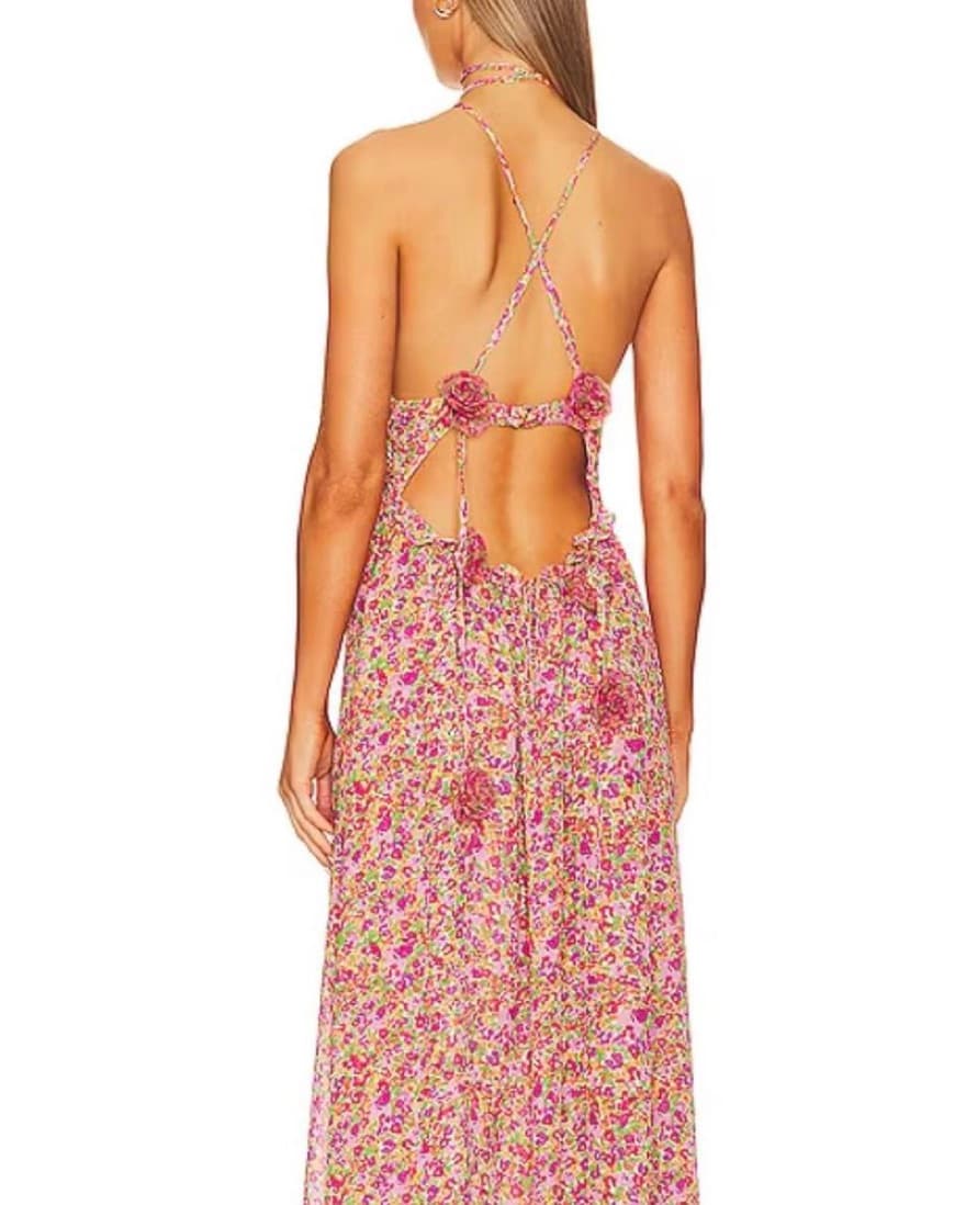For Love & Lemons Suzette Floral Maxi - Image 3