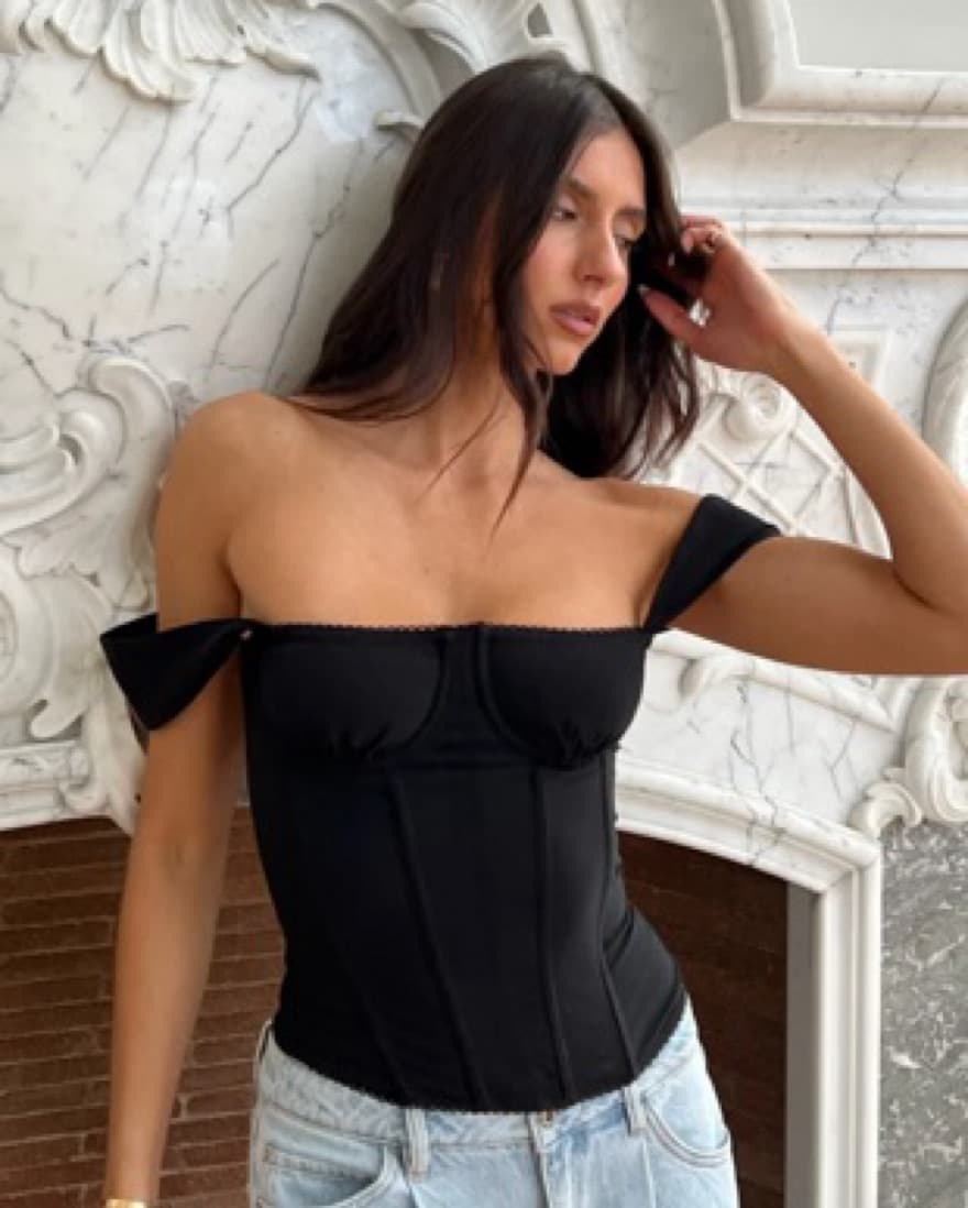 WeWoreWhat Ruched Cup Corset - Image 2