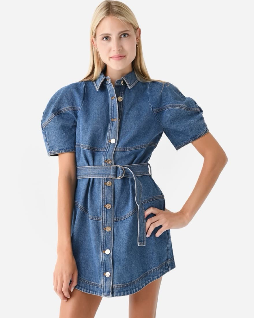 Acler Hawkin Mini Shirtdress - Image 1