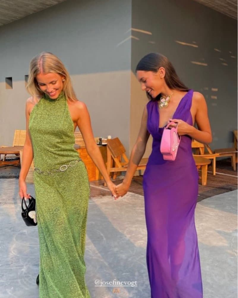 Rat & Boa Absinthe purple dress - Image 4