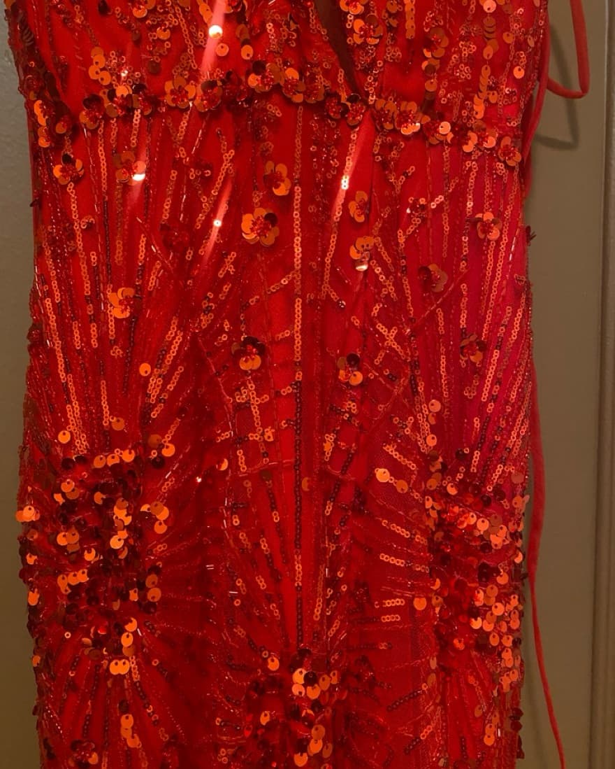 COLORS Dresses  #3123 Red Prom - Image 5