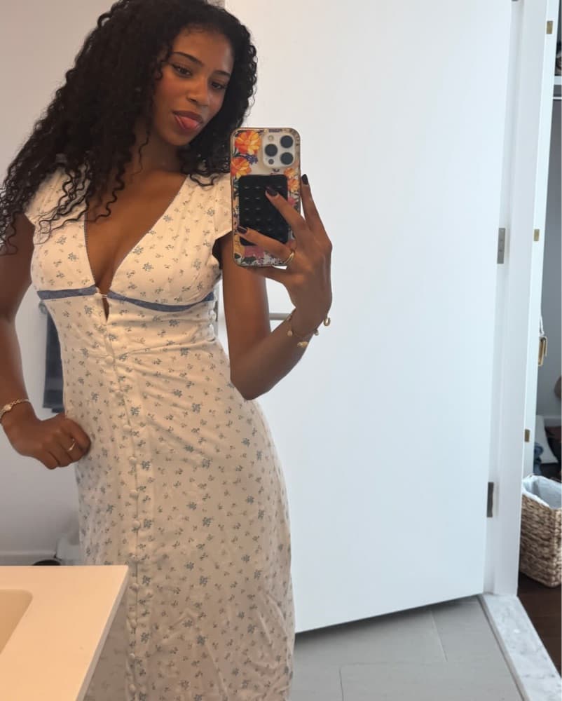 Cider Florar Midi Dress  - Image 1