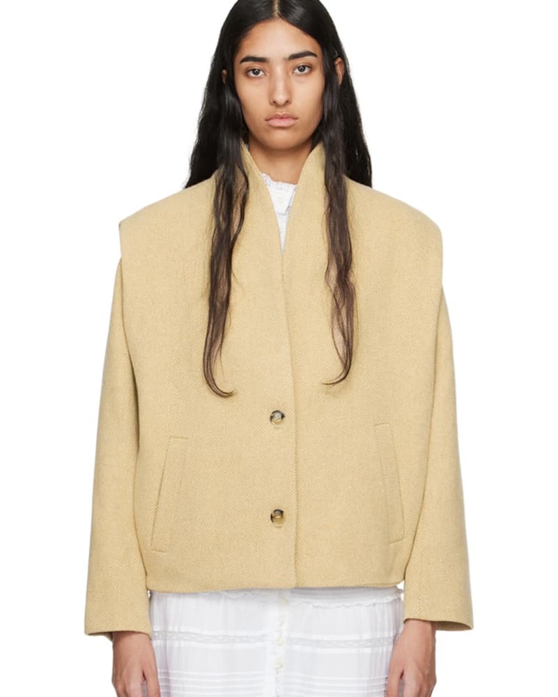 Isabel Marant Beige Drogo Jacket - Image 1
