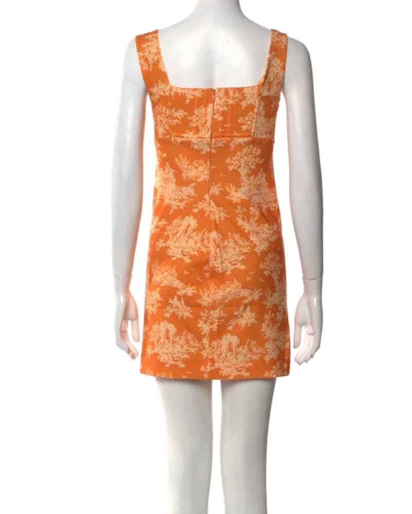 Miaou Orange Dress - Image 3