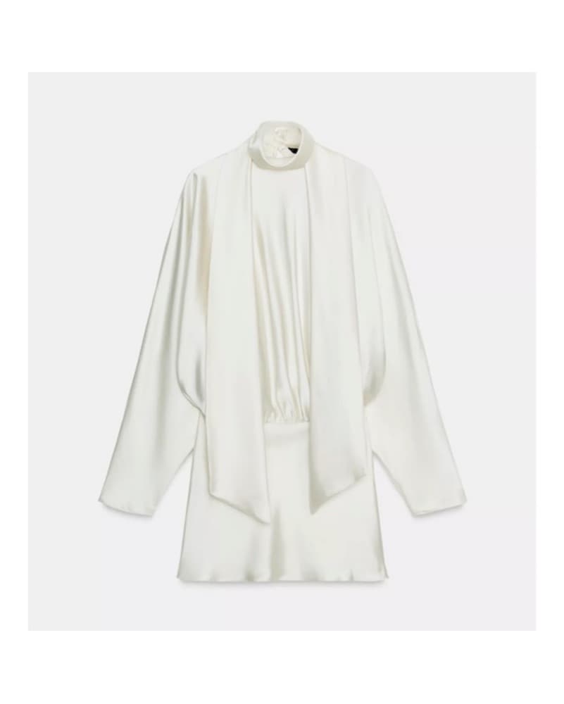 Zara Satin Scarf Dress - Image 3