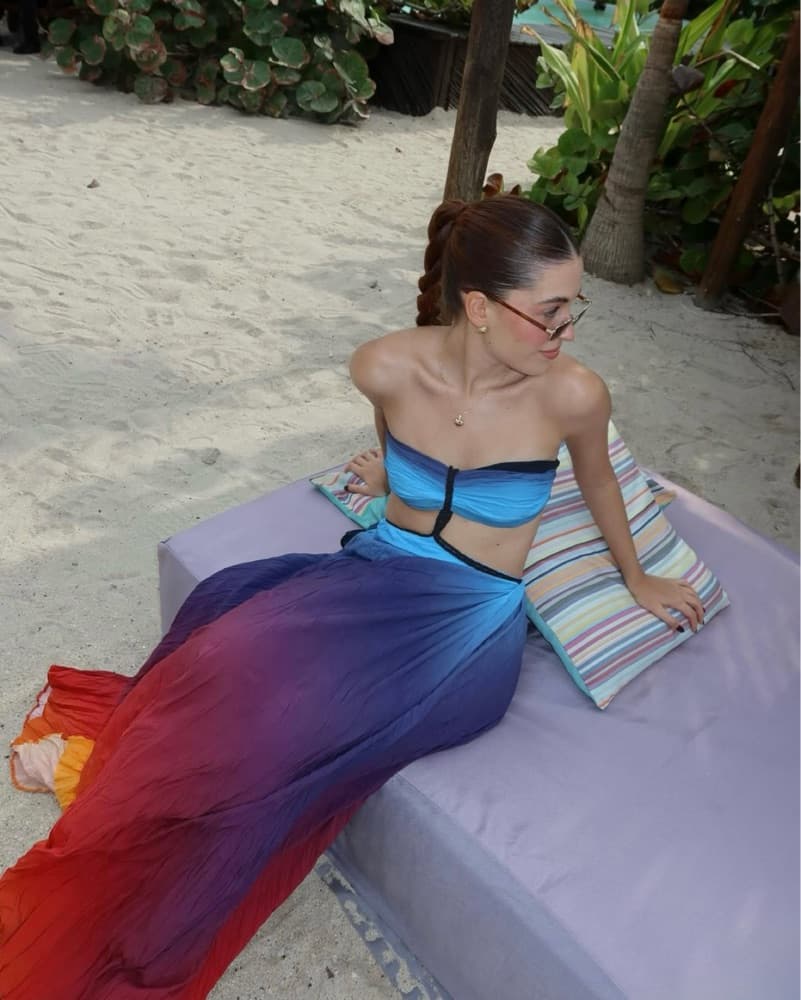 Obre Sunset Maxi Dress Strapless  - Image 2