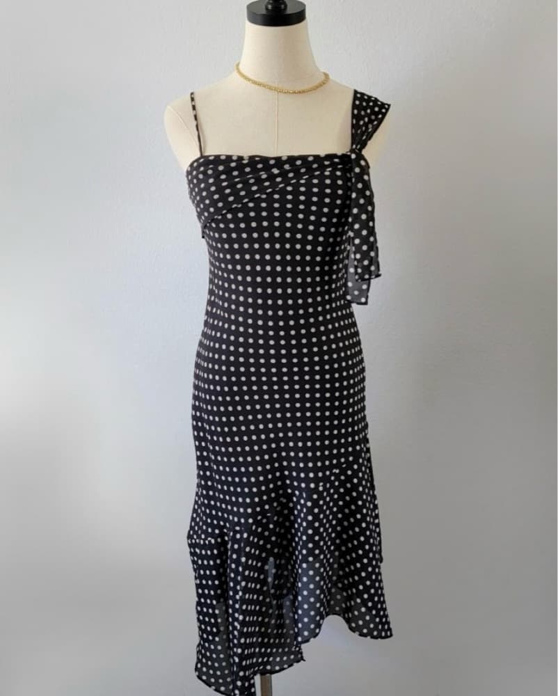 Vintage Assymetrical Dress - Image 1