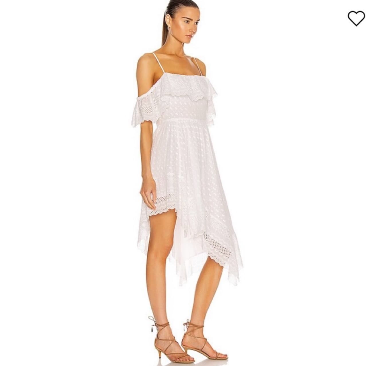 Isabel Marant Etoile White Eyelet Dress - Image 5