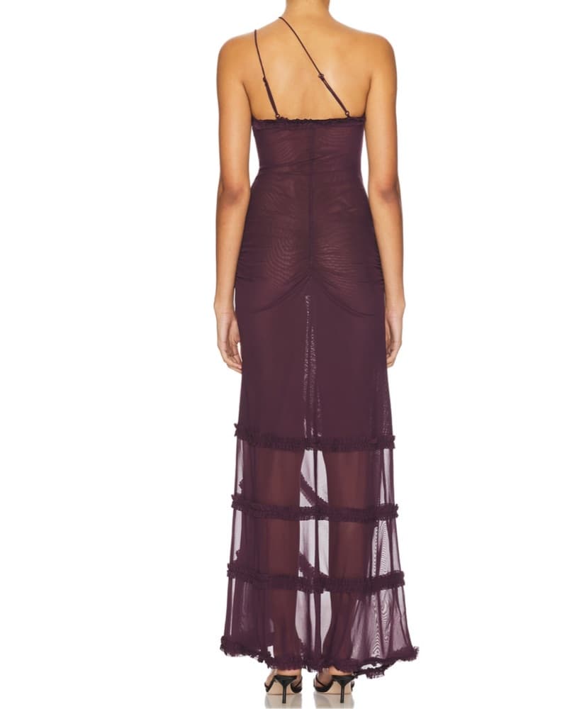 Jaded London, Plum Maxi Dress - Image 3