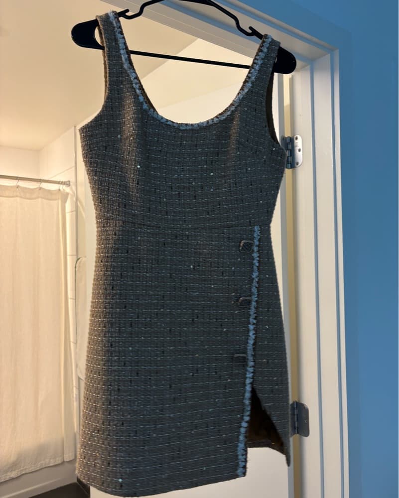 Few Moda - Kourt Tweed Mini Dress - Image 2