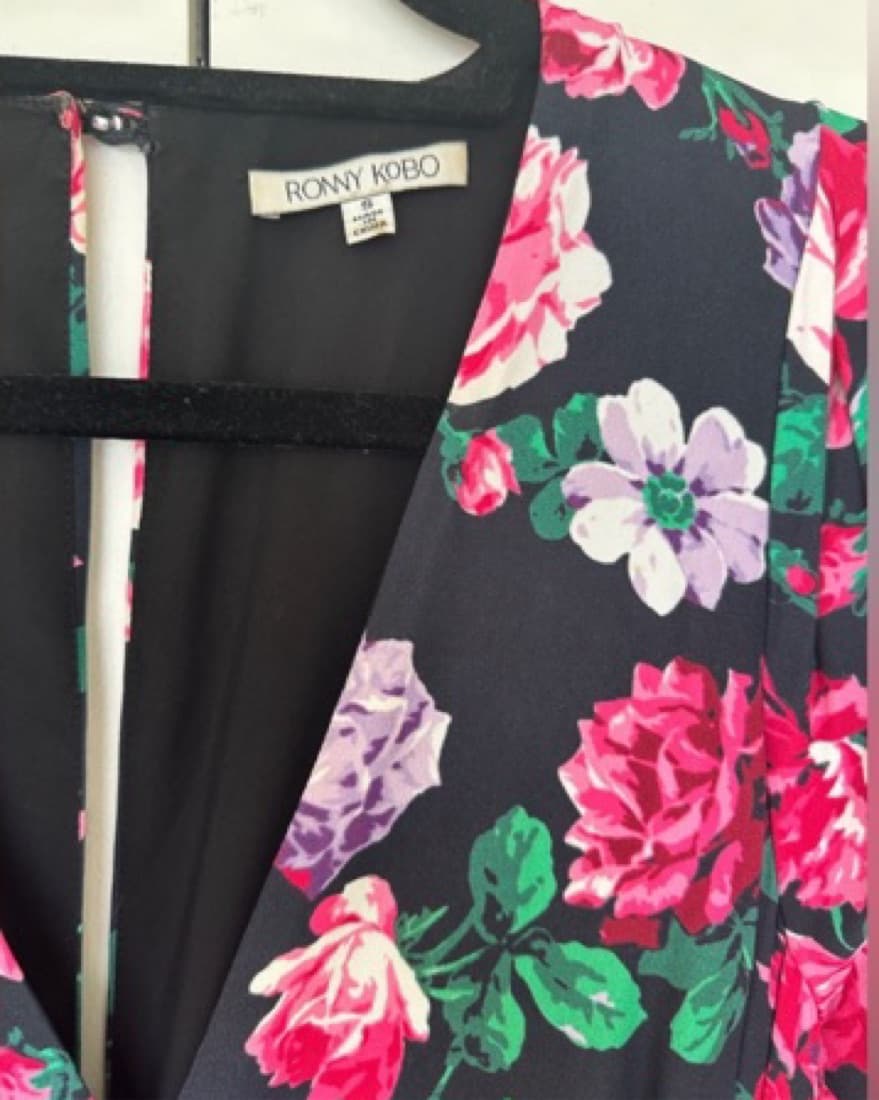 Ronny Kobo Floral Dress - Image 3