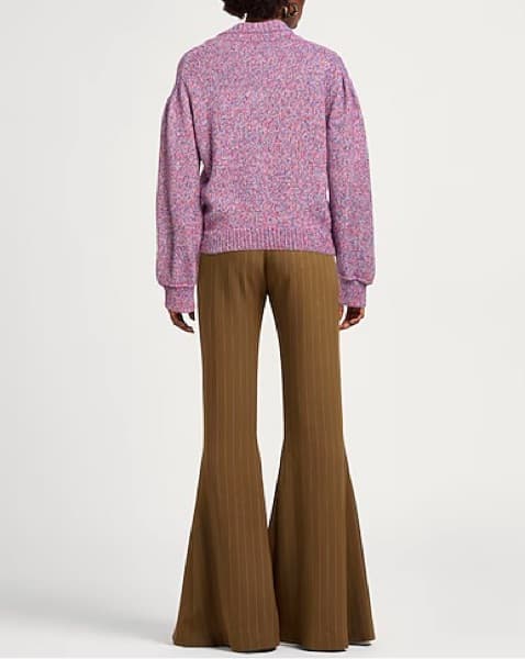 Cozy Purple Date Night Sweater - Image 4