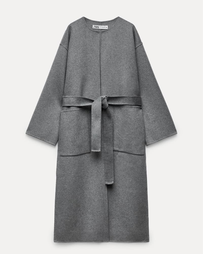 ZARA Double Faced Wool Blend Coat - Image 2