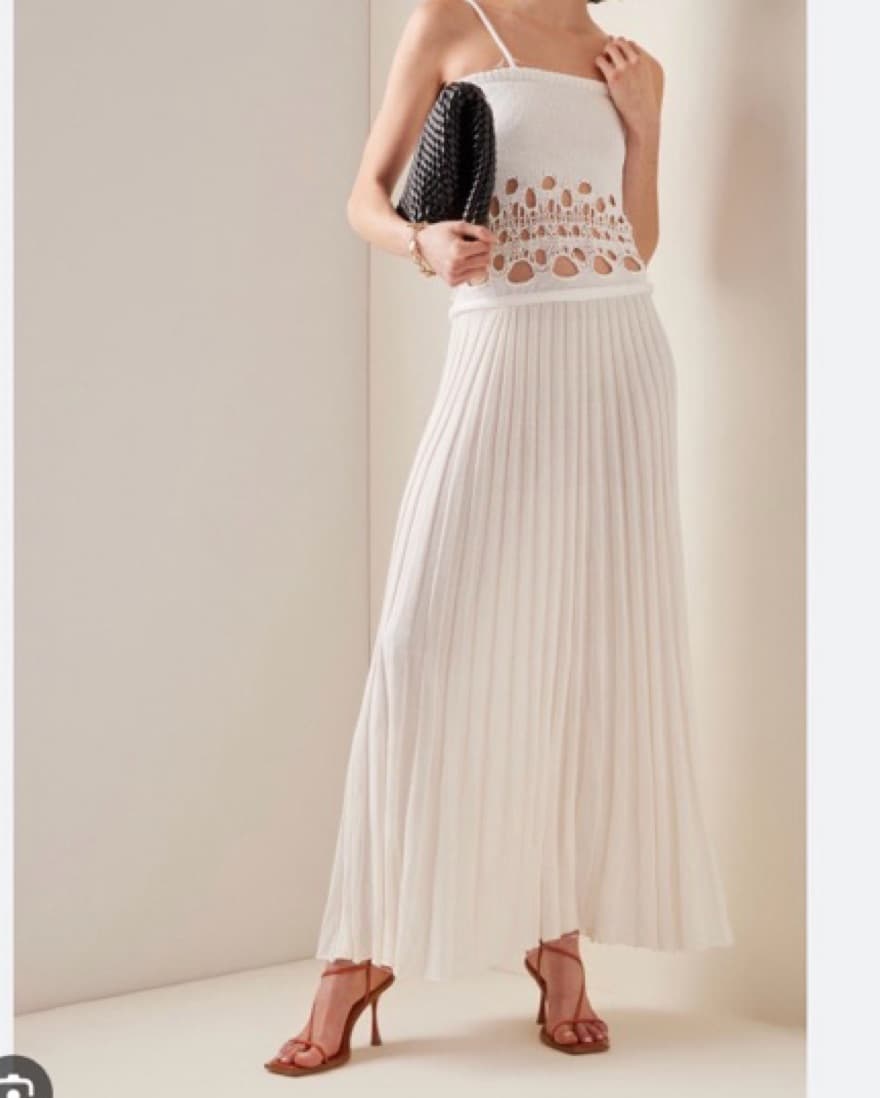 Christopher Esber White Knit Dress  - Image 2