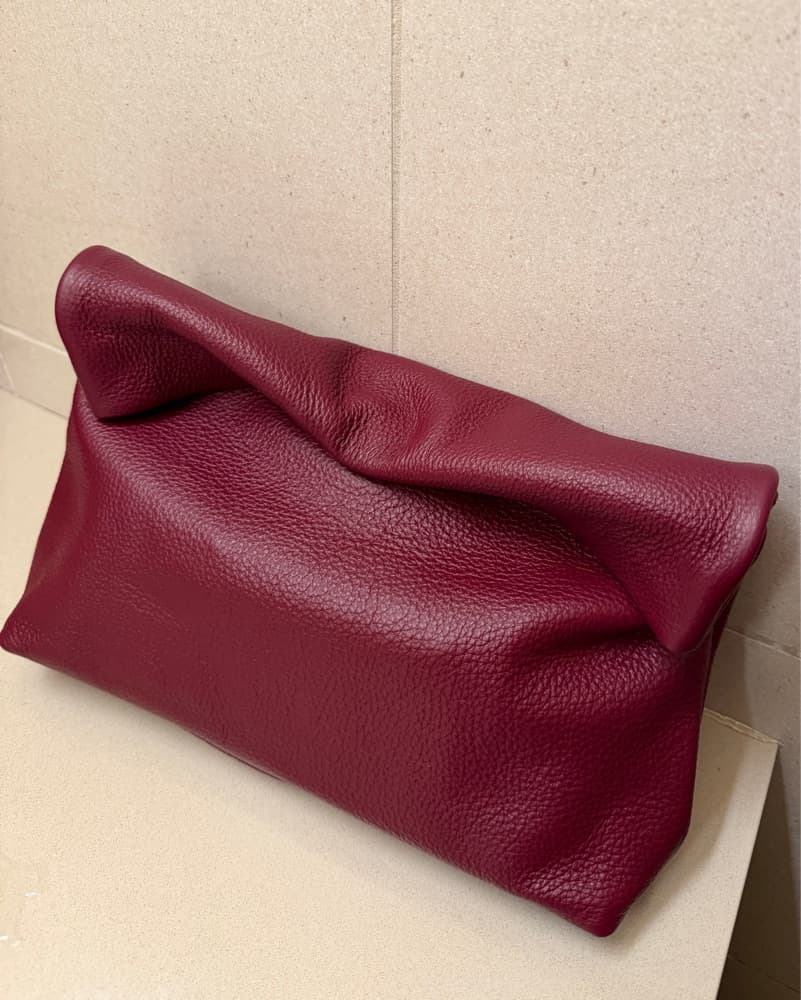 Burgundy Clutch Bag  - Image 1
