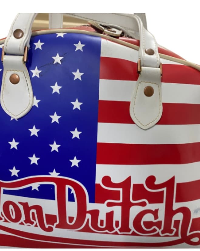 Von Dutch Flag Bowler Bag - Image 2