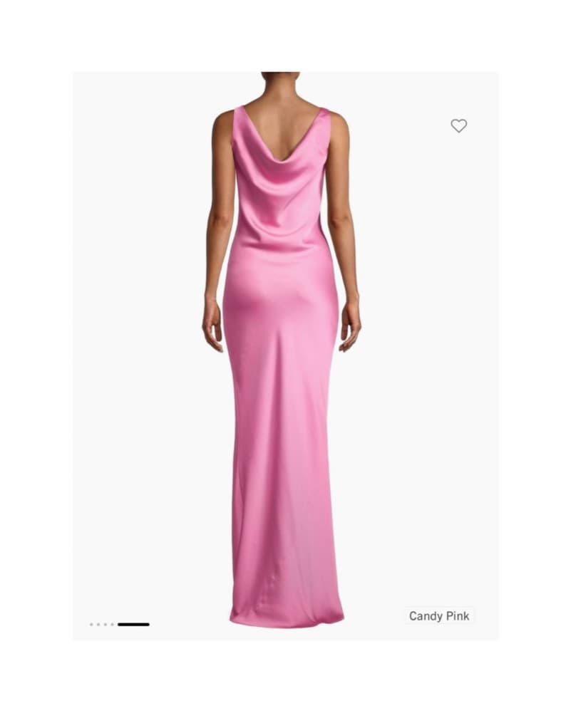 Elegant Candy Pink Gown - Image 2