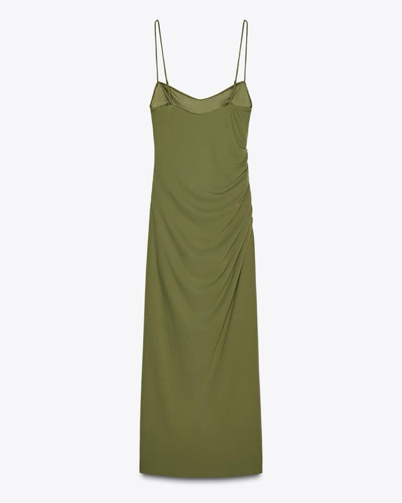 ZARA RUCHED MIDI DRESS - Image 6