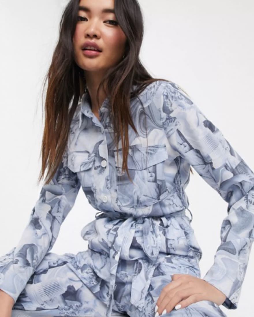 Monki statue jumpsuit - Image 1