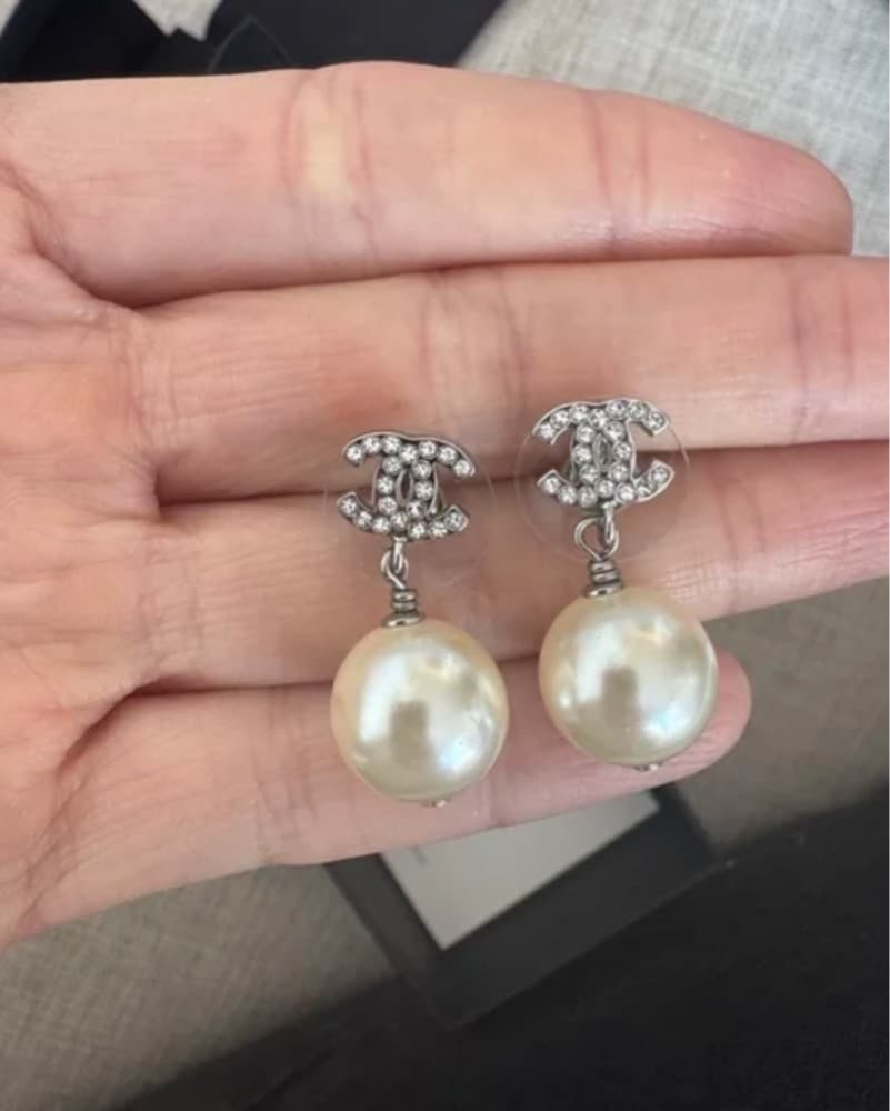 Chanel CC earrings  - Image 4