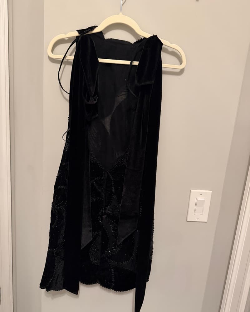 Rayane Bacha Black Backless Mini Dress - Image 6